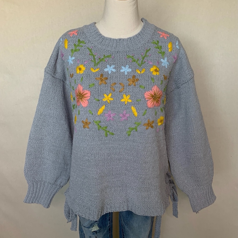 Light Grey Pullover Sweater